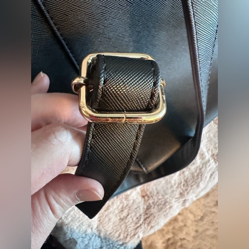 Faux Leather Backpack School Bag Student Backpack Women Travel bag Black Mini - Picture 12 of 16